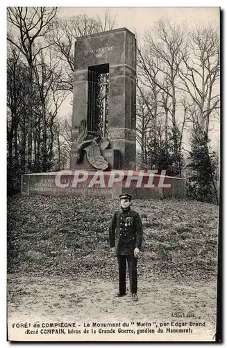 Ansichtskarte AK Foret De Compiegne Le Monument Du Mailn Par Edgar Brand Militaria