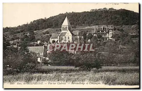 Cartes postales De Compiegne Vue Sur Clairoix