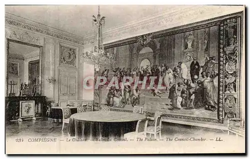 Ansichtskarte AK Compiegne Le Chateau Salon de Conseil