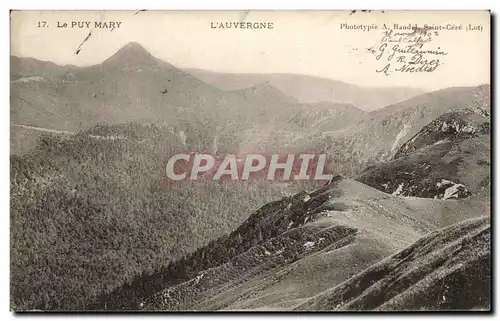 Cartes postales Le Puy Mary L&#39Auvergne