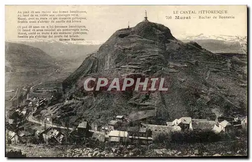 Cartes postales Le Cantal Pittoresque Murat Rocher de Bonnevie