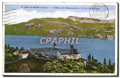 Cartes postales Aix les Bains L&#39Abbaye de Hautecombe et le Lac du Bourget