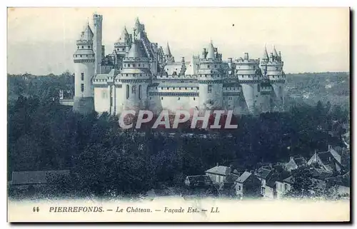 Ansichtskarte AK Pierrefonds Le Chateau Facade Est