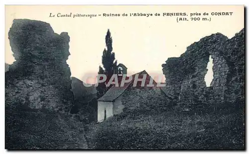 Cartes postales Ruines de I&#39Abbaye de Feniers Pres de Condat