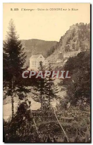 Cartes postales L&#39Auvergne Usine de Coindre sur la rhue