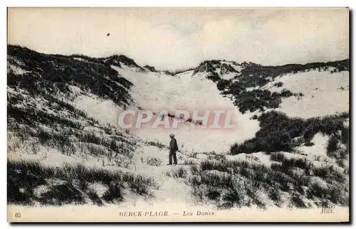 Cartes postales Berck Plage Les Dunes