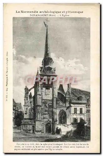 Cartes postales Nonancourt l&#39Eglise