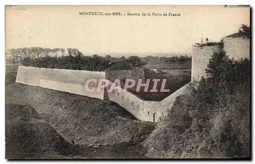 Cartes postales Montreuil Sur Mer Bastion de la Porte de France