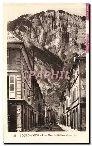 Cartes postales Bourg D&#39Oisans Rue Sadi Carnot