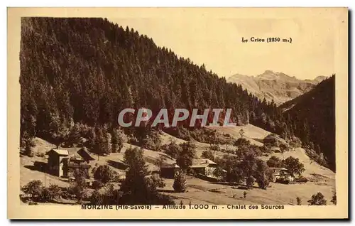 Cartes postales Morzine Chalet des Sources