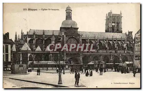 Cartes postales Dieppe Eglise St Jacques