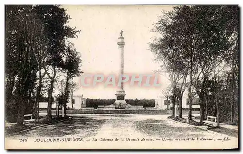 Ansichtskarte AK Boulogne Sur Mer La Colonne de la Grande Armee