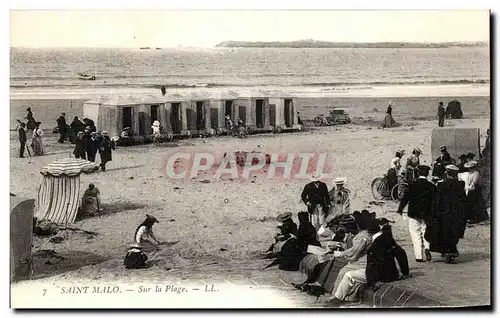 Cartes postales Saint Malo Sur La Plage