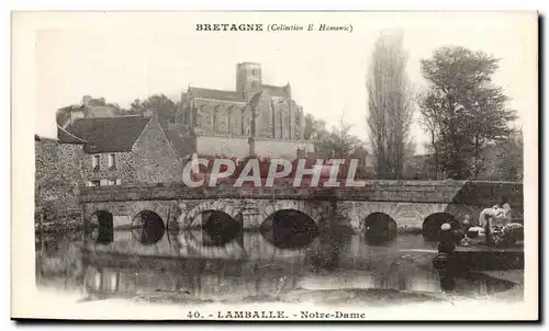 Ansichtskarte AK Lamballe Notre Dame