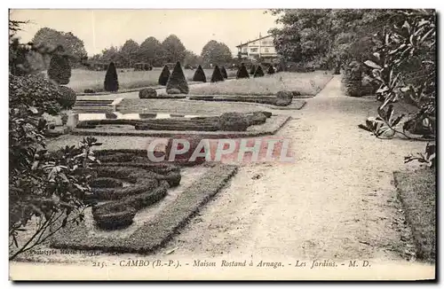 Cartes postales Cambo Maison Rostand a Arnaga Les Jardins