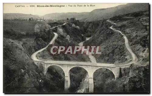 Cartes postales Cantal Rion es Montagne Vue du Pont de la Mort