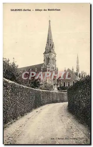 Ansichtskarte AK Solesmans Abbaye des Benedictines