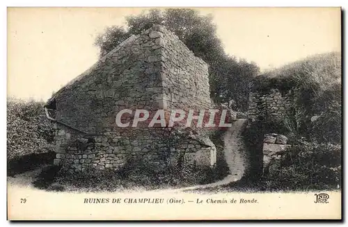 Cartes postales Ruines De Champlieu Le Chemin de Ronde