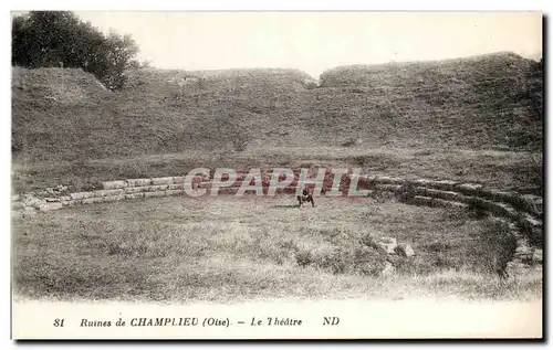 Cartes postales Ruines De Champlieu Le Theatre