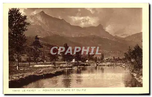 Cartes postales Le Fayet Pointes De Plate et du Fiz