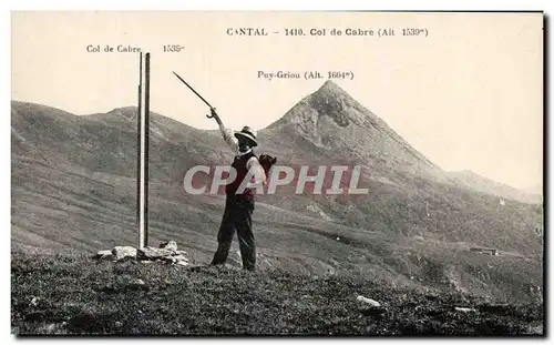 Cartes postales Cantal Col De Cabre Puy Girou