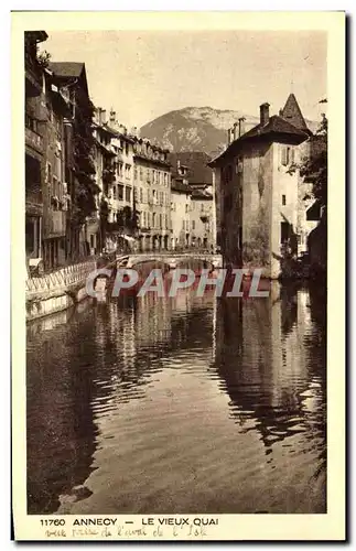 Ansichtskarte AK Annecy Le Vieux Quai