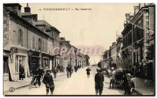 Cartes postales Fourchambault Rue Gambetta TOP