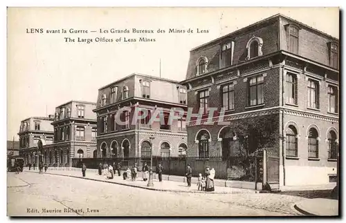 Cartes postales Lens avant la guerre Les Grands Bureaux des Mines de Lens