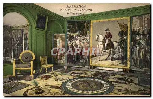 Ansichtskarte AK Malmaison Salon De Billard Napoleon 1er