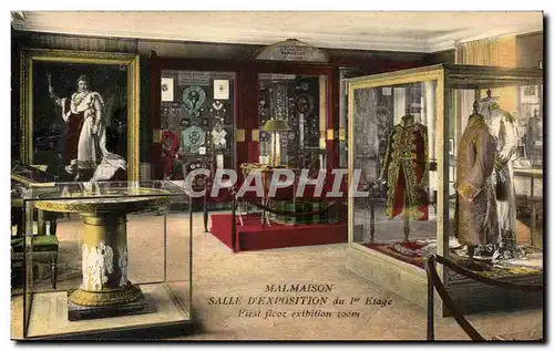Cartes postales Malmaison Salle D'Exposition Du 1er Etage Napoleon 1er