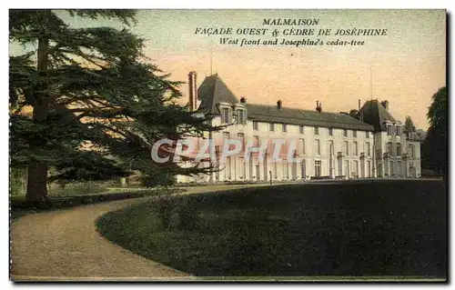 Ansichtskarte AK Malmaison Facade Ouest Cedre De Josphine