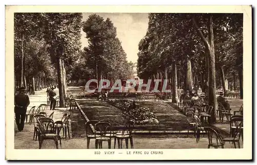 Cartes postales Vichy Le Parc Du Casino