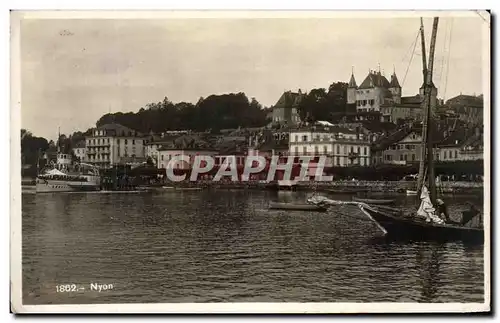 Cartes postales Nyon Bateau