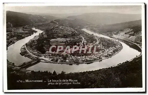 Cartes postales Montherme La Boucle de la Meuse prise de la Longue Roche