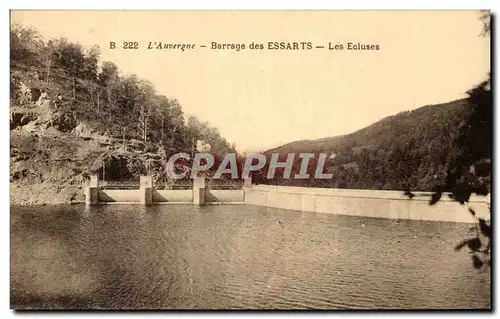 Ansichtskarte AK L&#39Auvergne Barrage des Essarts sur la Rhue