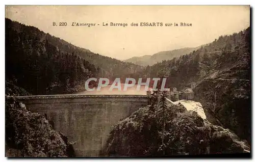 Cartes postales L&#39Auvergne Barrage des Essarts sur la Rhue