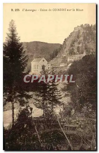 Cartes postales L&#39Auvergne Usine de Coindre sur la Rhue