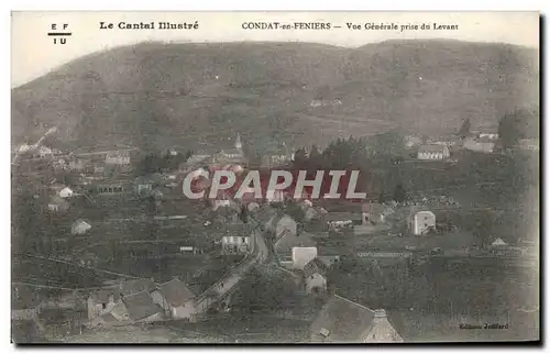 Cartes postales Le Cantal Illustre Condat en Feniers Vue Generale Prise de Levant