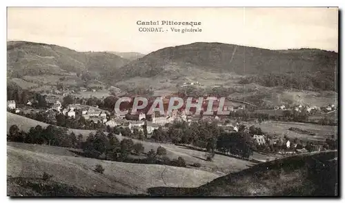 Cartes postales Cantal Pittoresque Condat Vue Generale