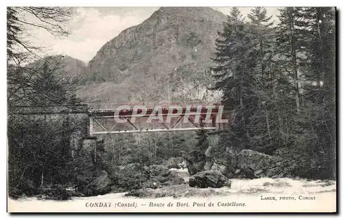 Cartes postales Condat Route De Bort Pont De Castellane