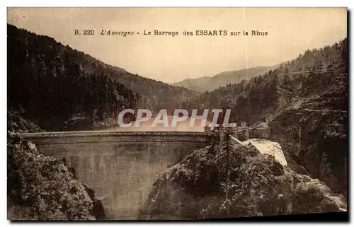 Cartes postales L&#39Auvergne Le Barrage Des Essarts Sur La Rhue