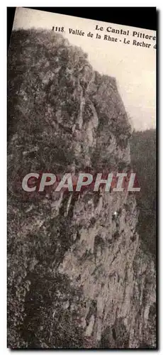 Cartes postales Le Cantal Pittoresque Vallee De La Rhue Le Rocher des faux monnayeurs