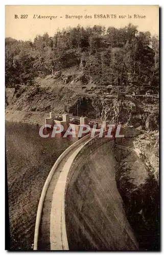 Cartes postales L&#39Auvergne Barrage Des Essarts Sur La Rhue