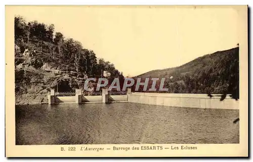 Cartes postales L&#39Auvergne Barrage Des Essarts Les Ecluses