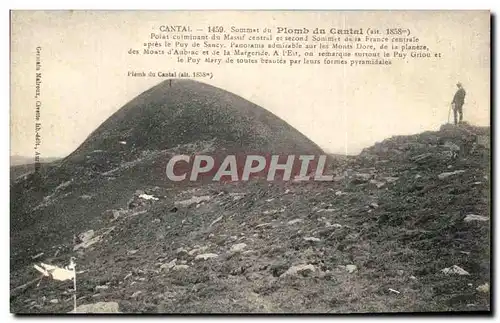 Ansichtskarte AK Cantal Sommet Du Plomb Du Cantal