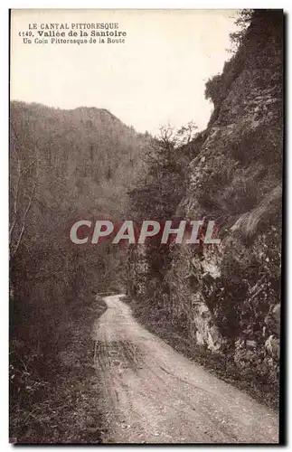 Ansichtskarte AK Le Cantal Pittoresque Vallee De La Santoire Un Coin Pittoresque De la Route