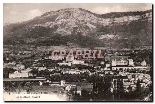 Cartes postales Aix les Bains et le Mont Revard