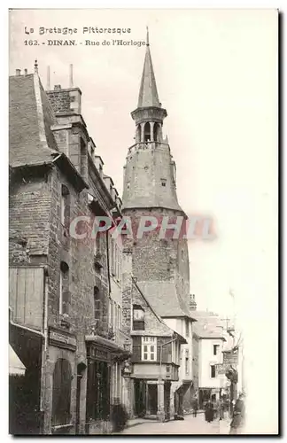 Cartes postales Dinan Rue de I&#39Horloge