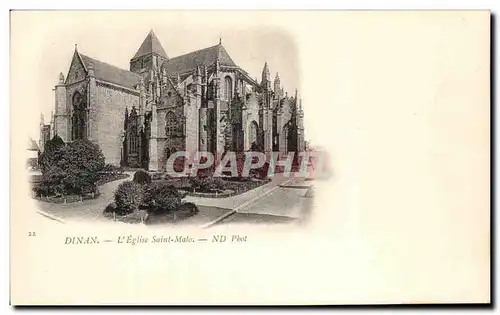 Cartes postales Dinan L&#39Eglise Saint Malo