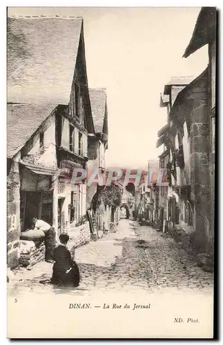 Cartes postales Dinan La Rue du Jersual